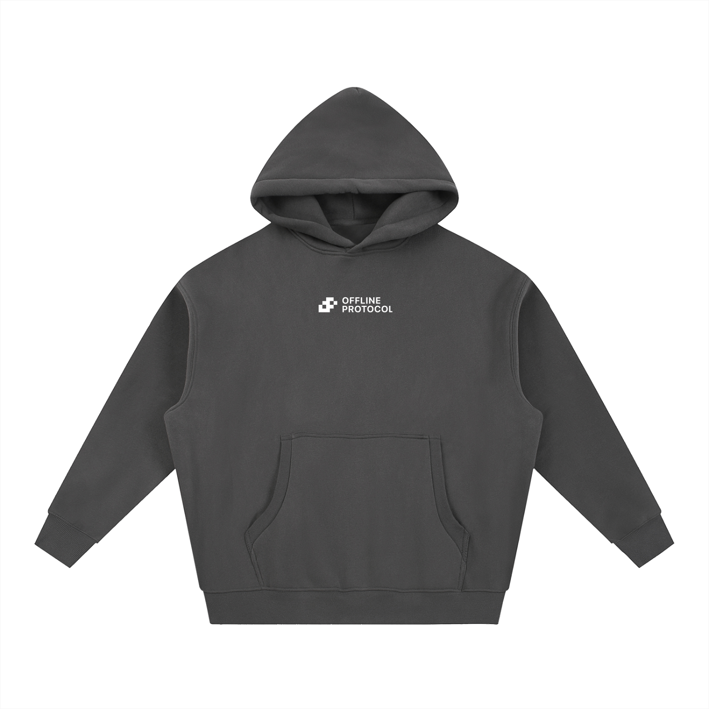 Essential Oversized Boxy Fit Fleece Hoodie