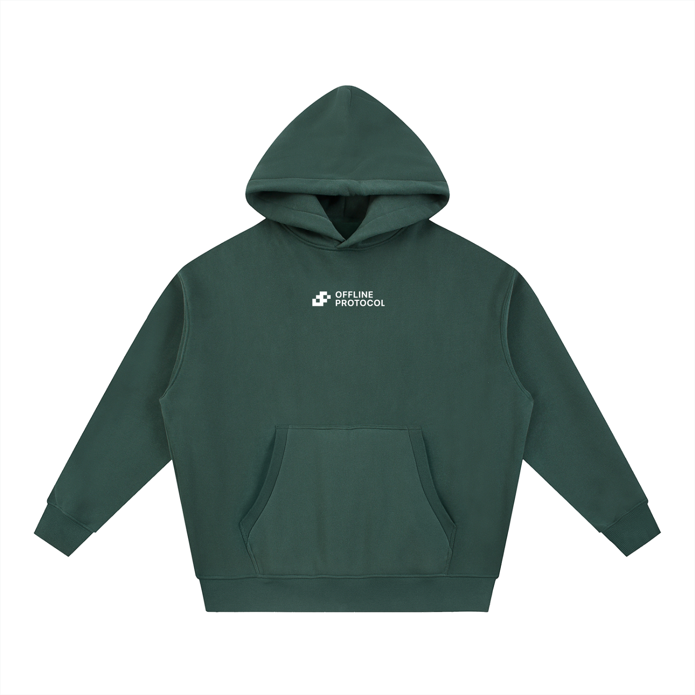 Essential Oversized Boxy Fit Fleece Hoodie